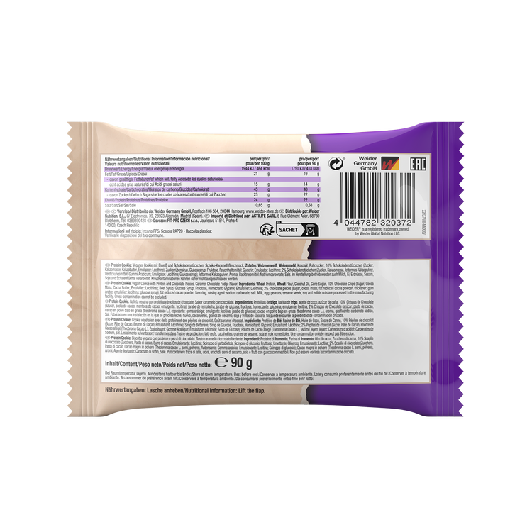 Weider Protein Cookie – 1 Stk – Schoko-Karamell