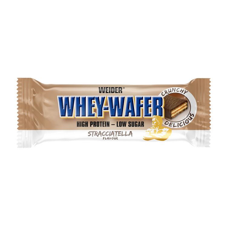 Weider 32% Whey-Wafer Bar - Stracciatella - 12 Stk