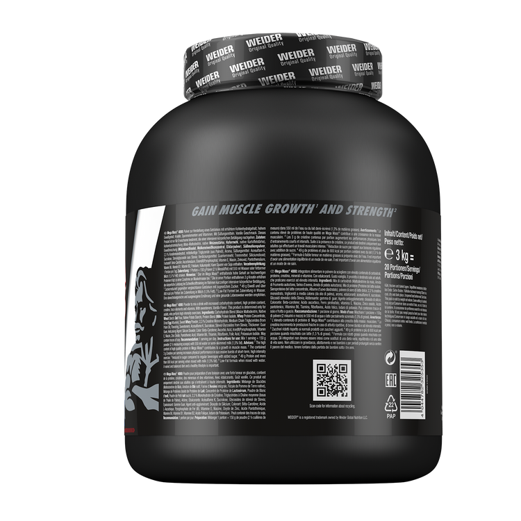 Weider Mega Mass® 4000 - 3 kg - Vanille
