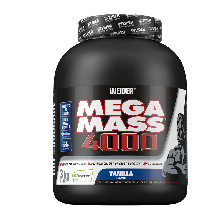 Weider Mega Mass® 4000 - 3 kg - Vanille