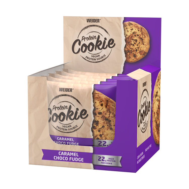 Weider Protein Cookie – 12 Stk – Schoko-Karamell