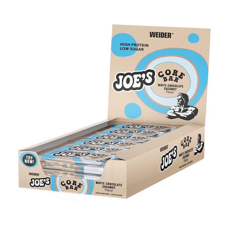 Weider Joe's Core Bar - 12 Stk - Kokos-Weiss Schokolade