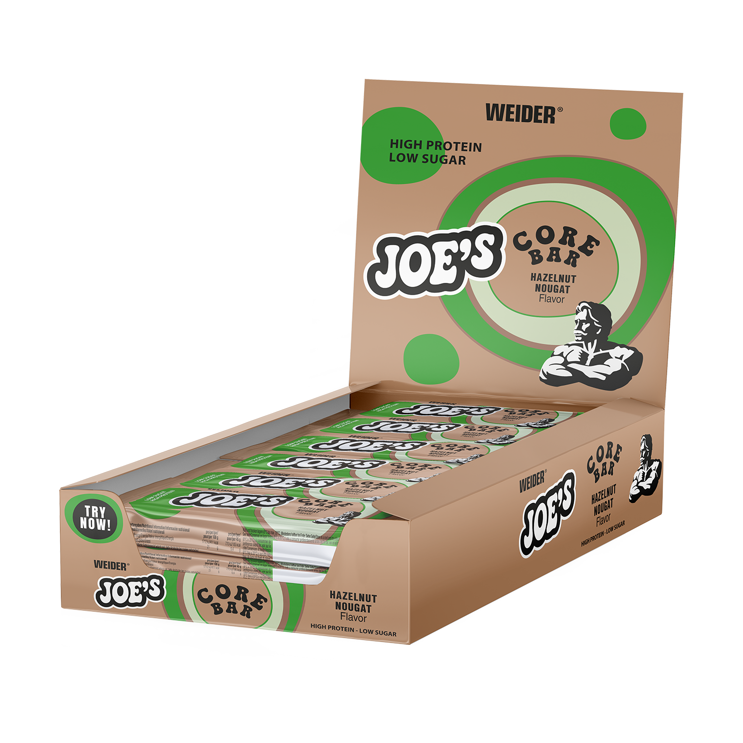 Weider Joe's Core Bar White Chocolate Coconut 12 x 45 g