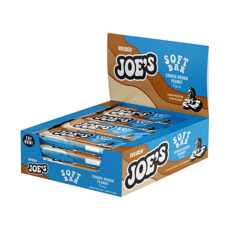 Weider Joe's Soft Bar – 12 Stk – Keks-Erdnuss