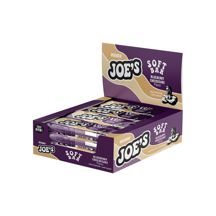 Weider Joe's Soft Bar – 12 Stk – Blaubeer-Käsekuchen