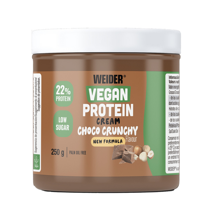 Weider Whey Protein Creme Vegan - Knusprige Schoko-Haselnuss