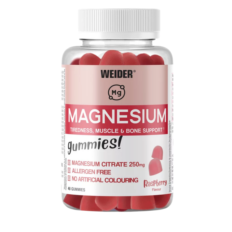 Weider Magnesium Gummies – Himbeere - 48 Stk