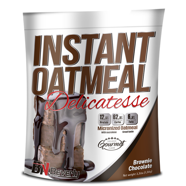 Beverly Nutrition Instant Oatmeal Delicatesse – Schoko Brownie Haferbrei