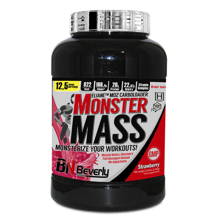 Beverly Nutrition Monster Mass – 2.5 kg – Erdbeere