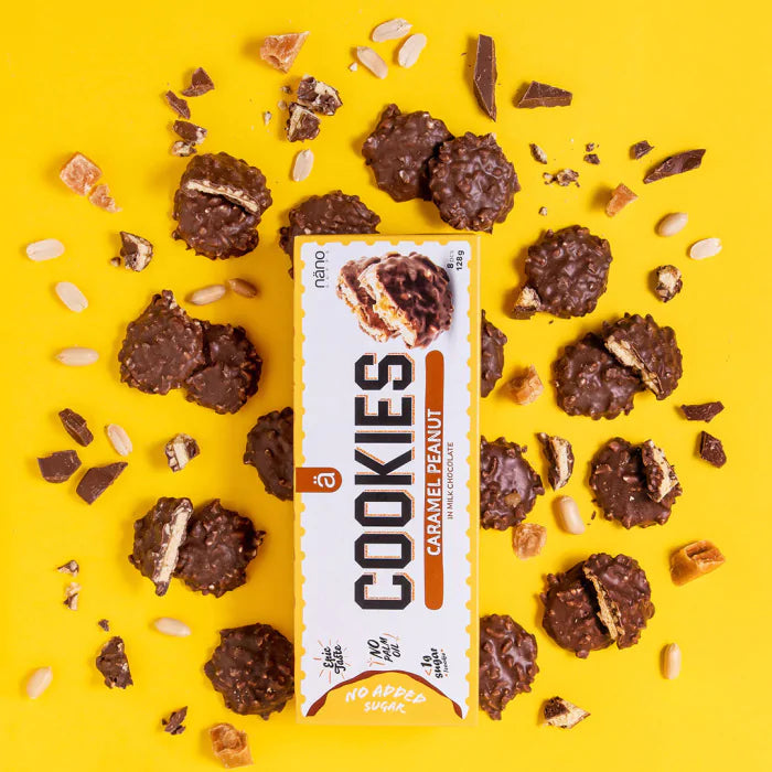 Nano Supps Protein Cookies – 128 g – Karamell-Erdnuss