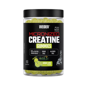 Weider Micronized Creatine Gummies Sour Lime