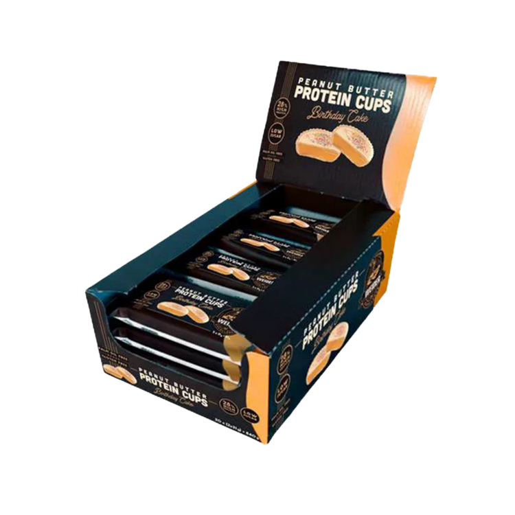 Weider Protein Peanut Butter Cups – Birthday Cake - 20 x 42 g