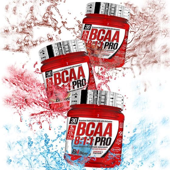 Beverly Nutrition BCAA 8:1:1 Pro Instant L-Glutamin aminosav 3 féle ízben - Mastery webáruház