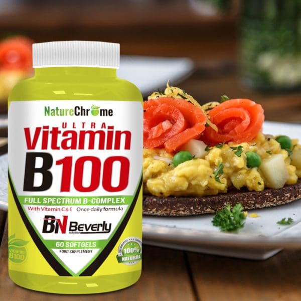 Beverly Nutrition Ultra Vitamin B100 - B-vitamin - 60 db lágyzselatin kapszula