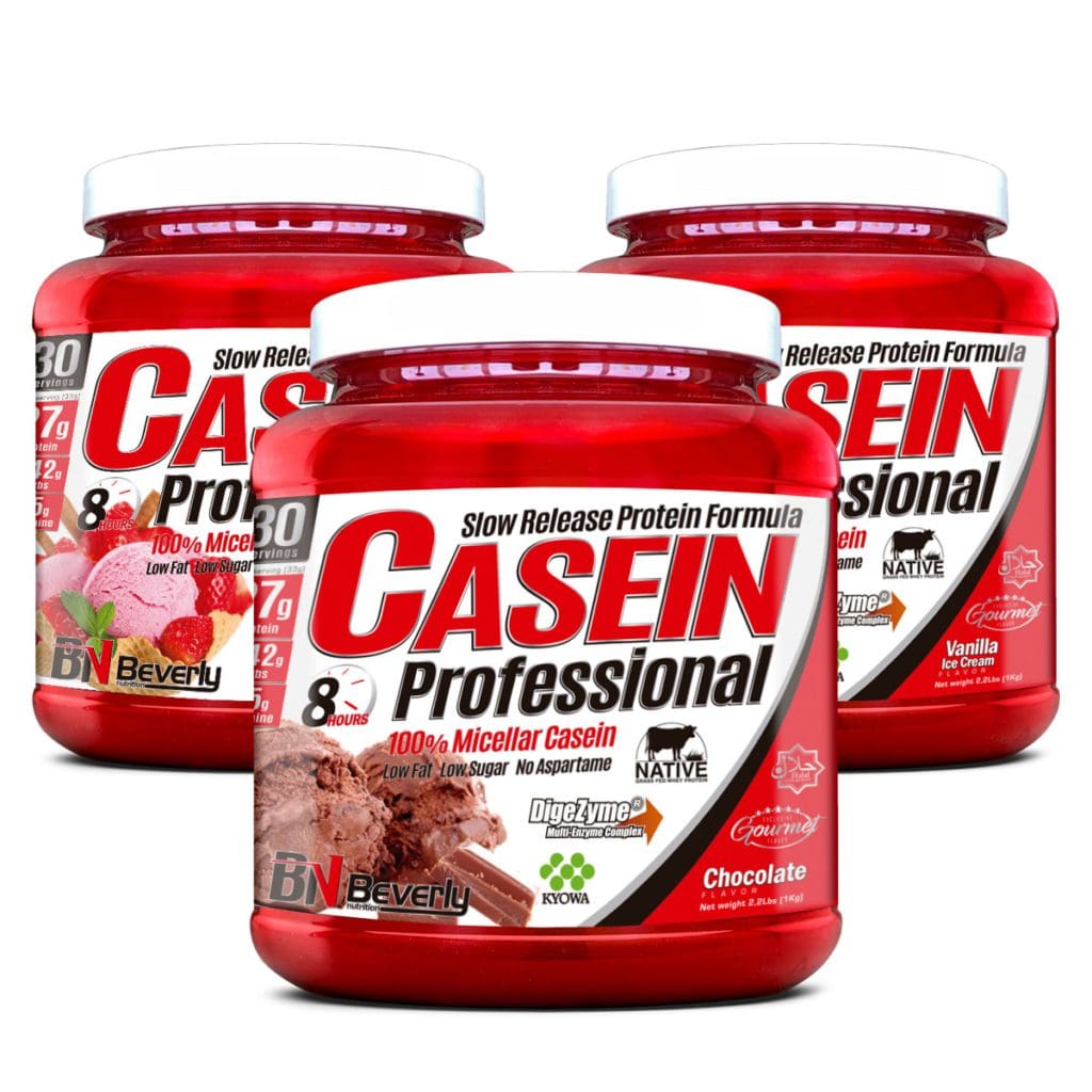 Beverly Nutrition Casein Professional Kasein Protein 1 kg - Mastery Webshop - in 3 Geschmacksrichtungen erhältlich