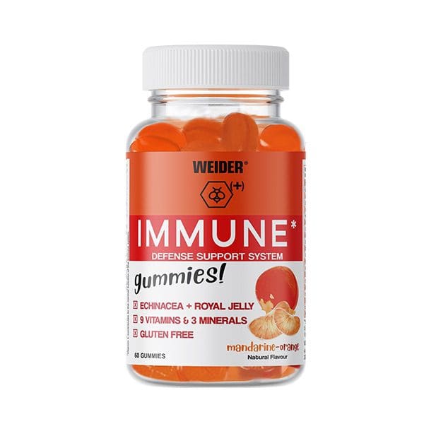 Weider Immune Gummies Vitamin – Mandarinengeschmack – 60 Stk