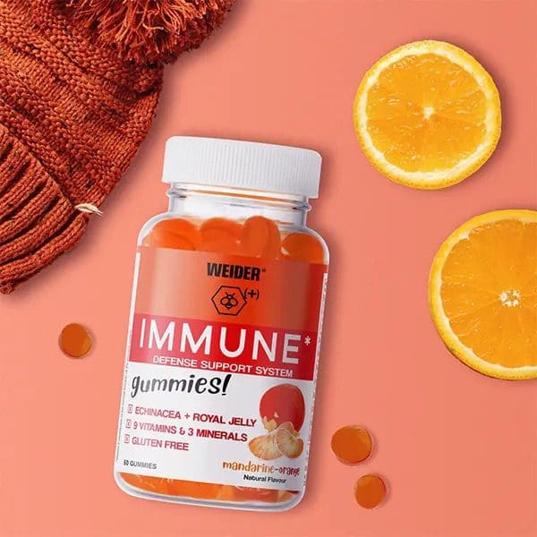 Weider Immune Gummies Vitamin – Mandarinengeschmack – 60 Stk