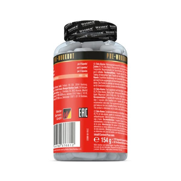 Weider Beta-Alanine 120 kapszula aminosav