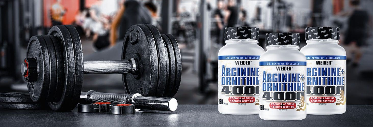 Weider Arginine + Ornithine 4000 - 180 Kapseln