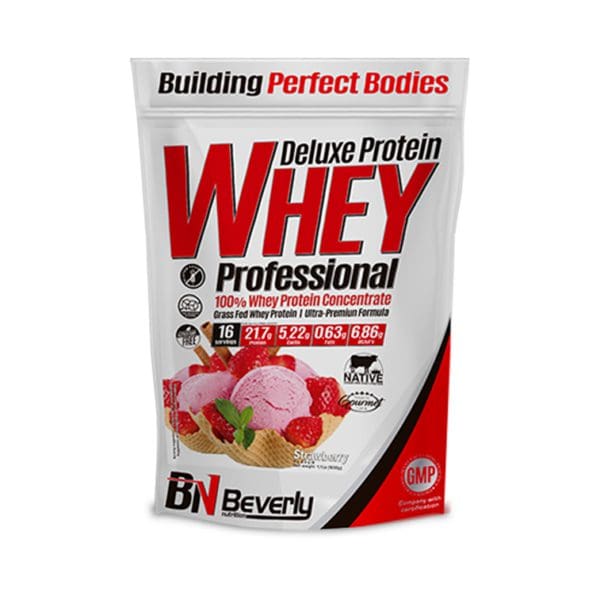 Beverly Nutrition Deluxe Whey Molkenproteinpulver 500 g Erdbeerengeschmack - Protein - Mastery Shop