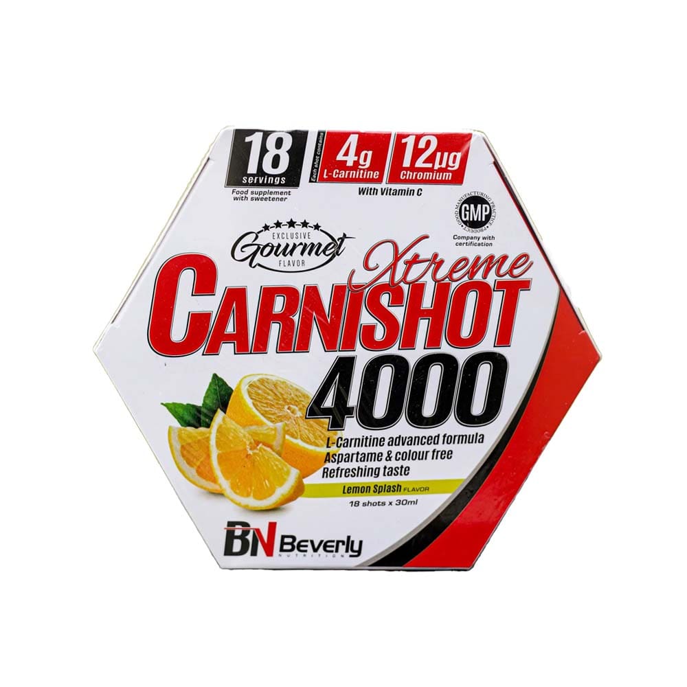 Beverly Nutrition Xtreme Carnishot zsírégető ital citromos ízben - Mastery webáruház