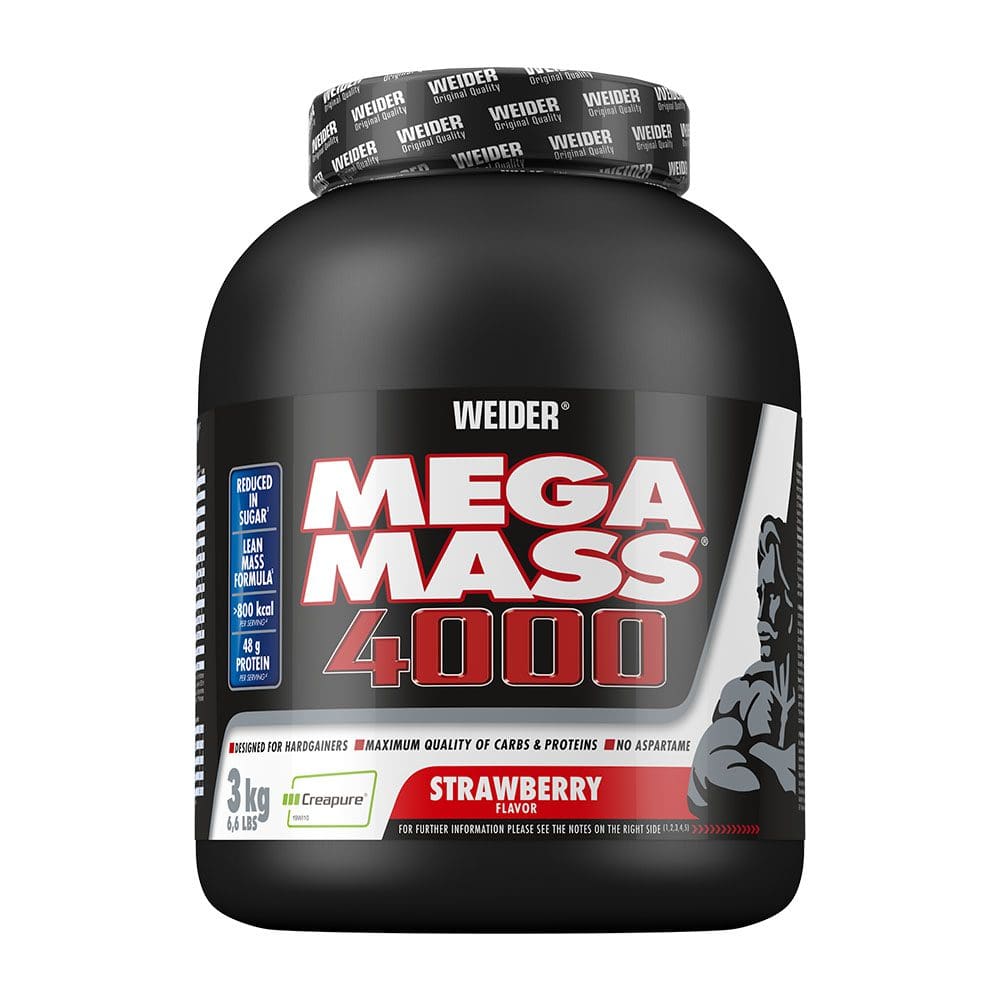 Weider Mega Mass® 4000 - 3 kg - Erdbeere