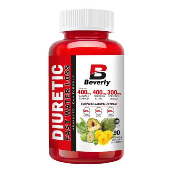 Beverly Nutrition Diuretic Fast Water Loss Diuretika-Kapseln - 90 Stk