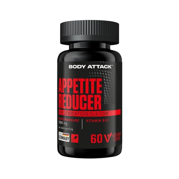 Body Attack Appetite Reducer Men - 60 Kapseln - natürlicher Appetitzügler für Männer