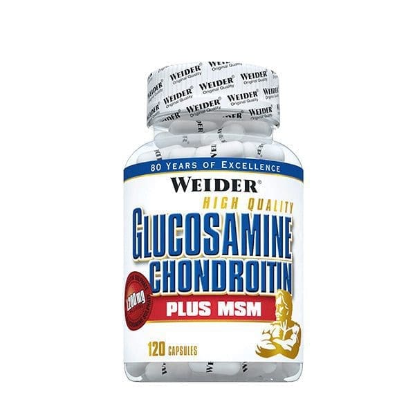 Weider Glucosamine Chondroitin plus MSM Gelenkschutzkapsel - 120 Stk Kapseln